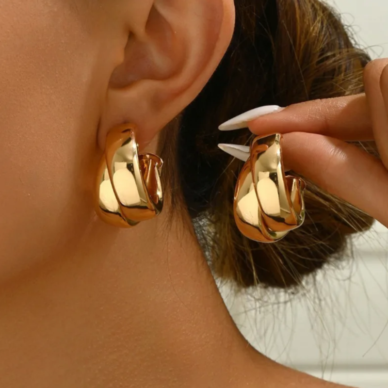 Auréa Chunky Hoop Earring